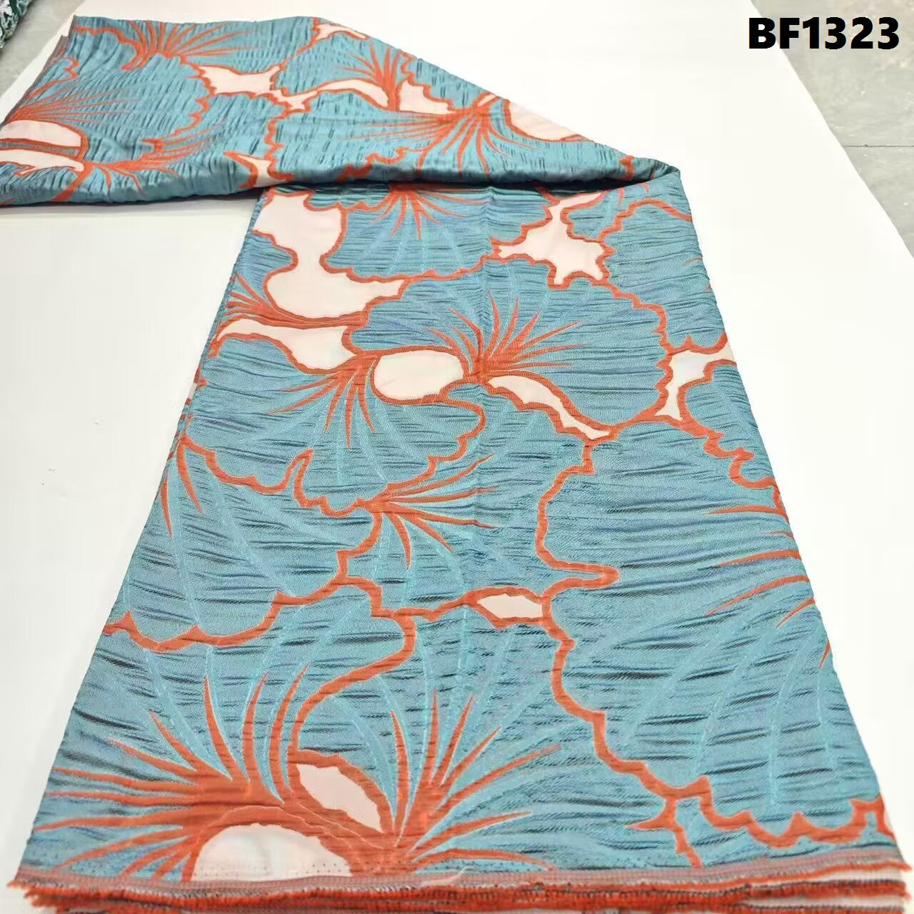 Brocade Fabric for sewing dresses, wedding dress, skirt and Blouse, also for sewing Men wears. 5 yards.
