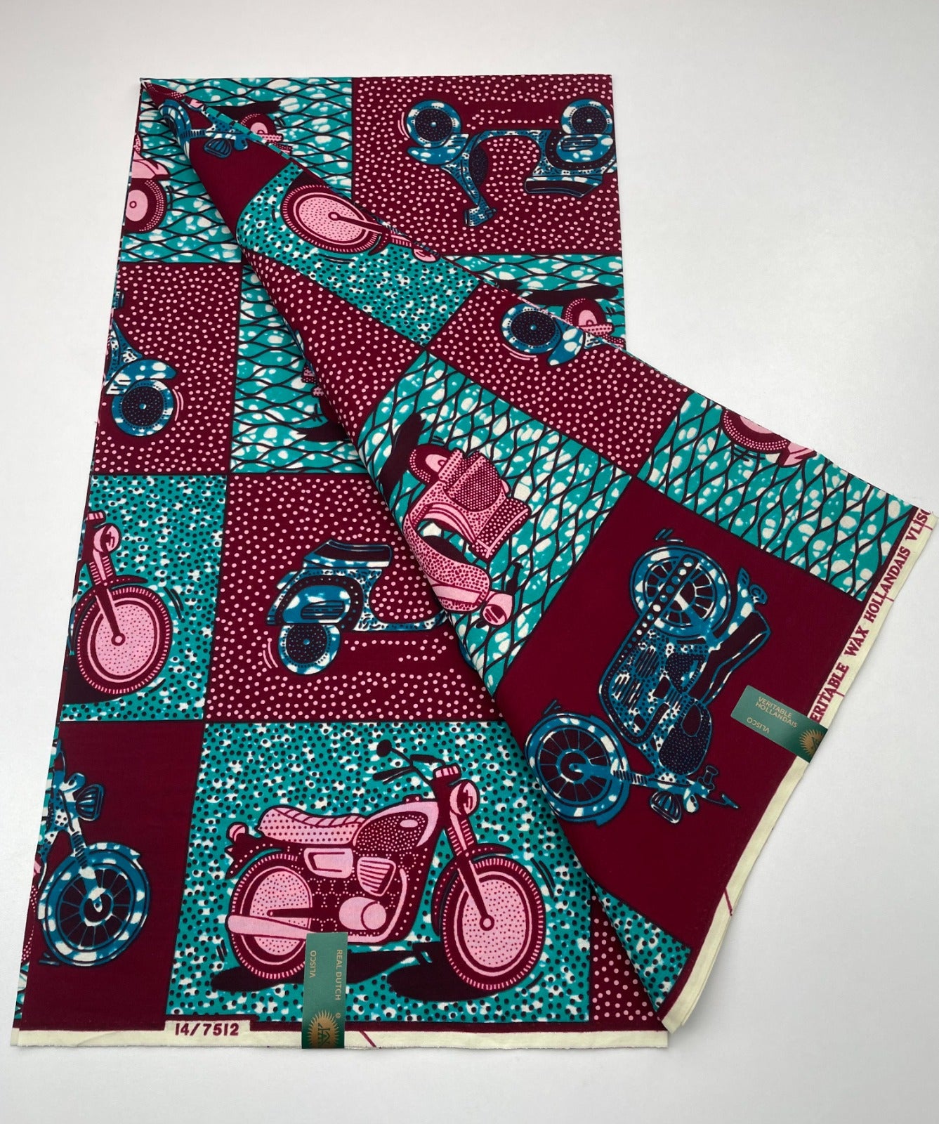 Hollandaise Vlisco. African Ankara Fabric, 100% cotton Fabric , 6 yards Ankara wax, Ankara Fabric, Great Quality Ankara Fabric, Guaranteed printed Wax.