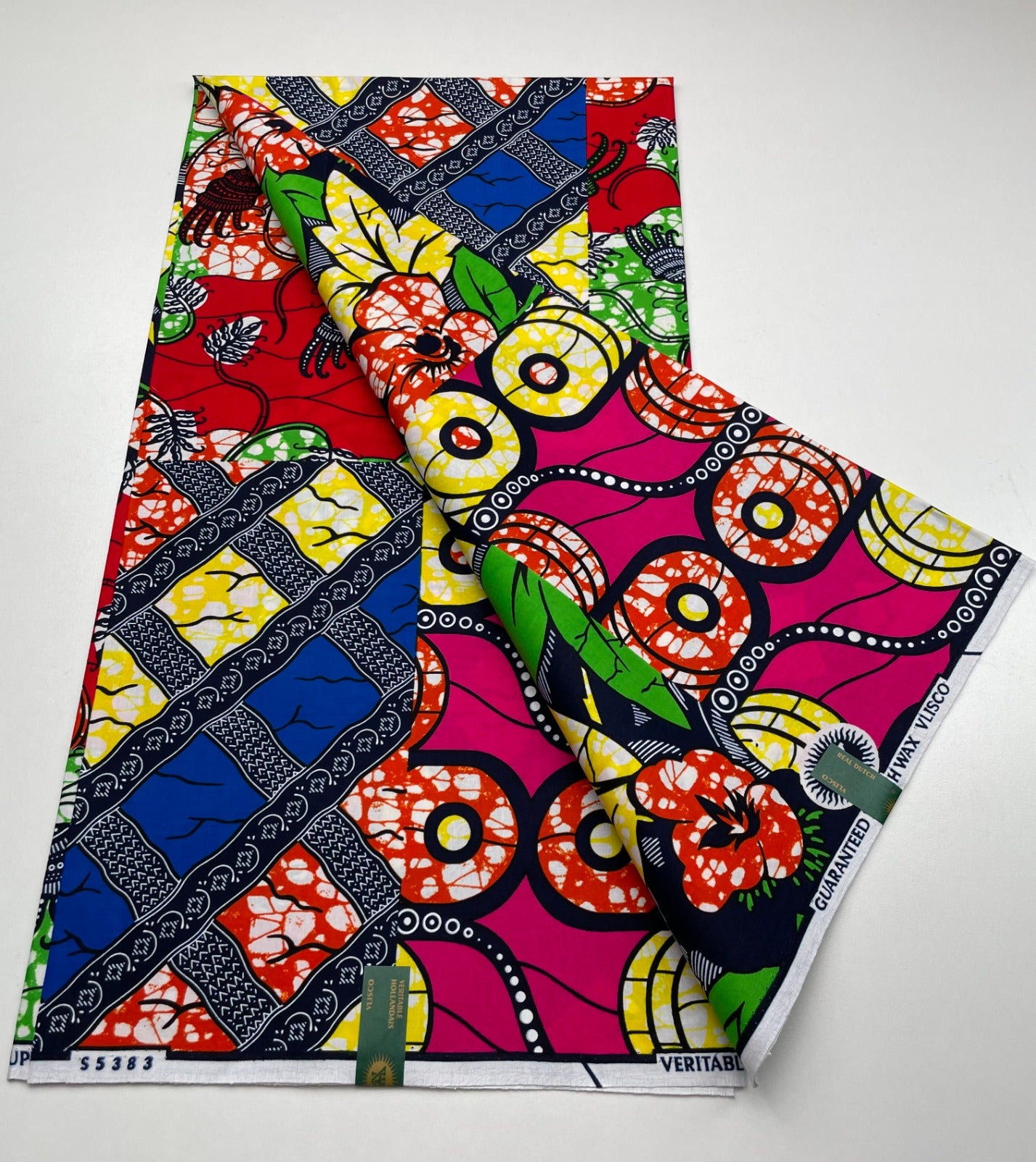 Hollandaise Vlisco. African Ankara Fabric, 100% cotton Fabric , 6 yards Ankara wax, Ankara Fabric, Great Quality Ankara Fabric, Guaranteed printed Wax.