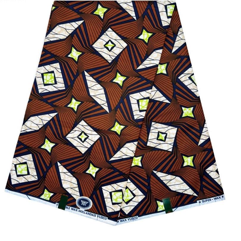 Hollandaise Vlisco. African Ankara Fabric, 100% cotton Fabric , 6 yards Ankara wax, Ankara Fabric, Great Quality Ankara Fabric, Guaranteed printed Wax.