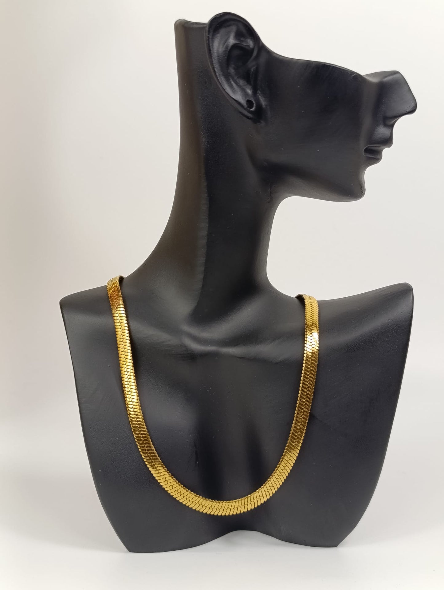 Necklace, Gold necklace, waterproof necklace, stainless steel, 18k gold, gift for her, gifts, Halskette, Kette, hypoallergenic, snake skin