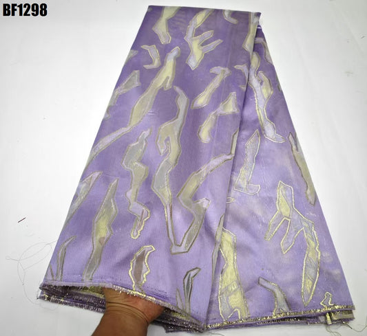 Brocade Fabric for sewing dresses, wedding dress, skirt and Blouse, also for sewing Men wears. 5 yards.