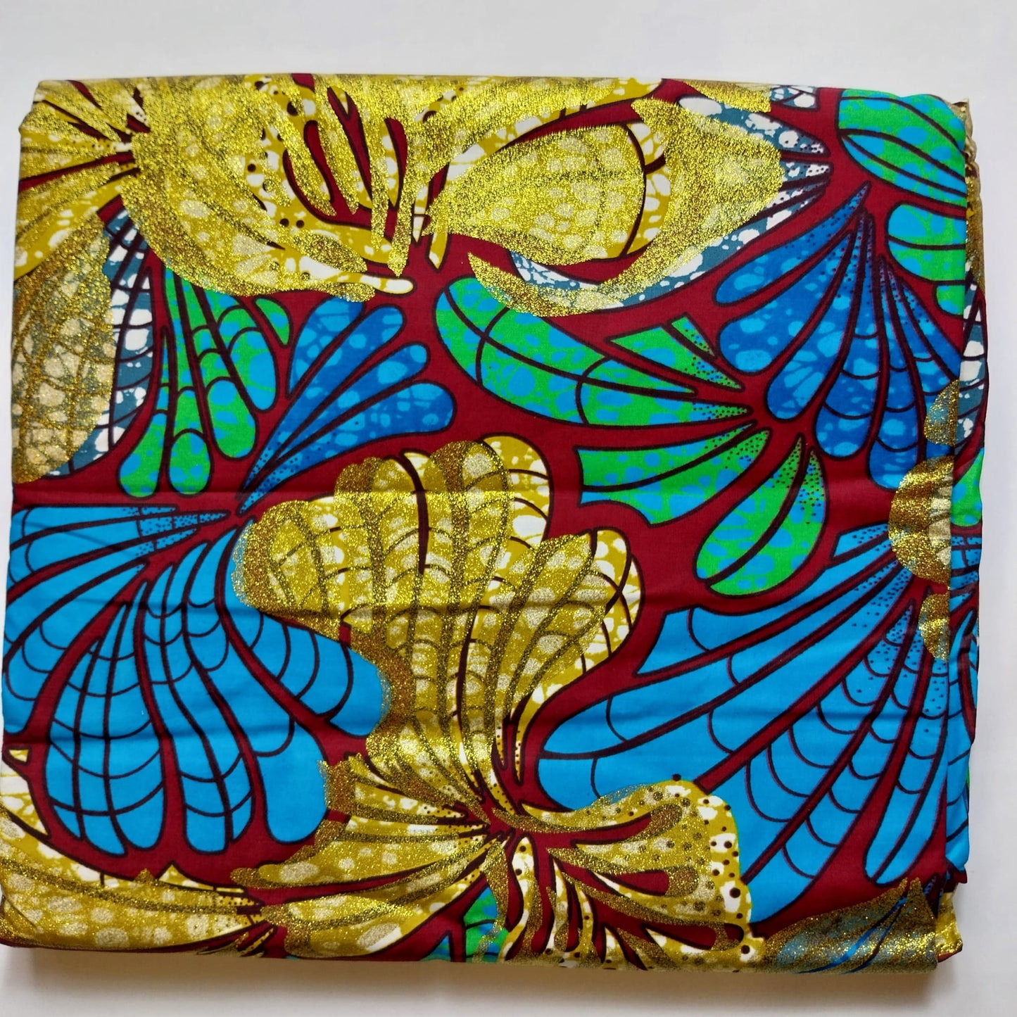 Vlisco hollandaise with beautiful glitters , African Ankara Fabric, 100% cotton Fabric , 6 yards Ankara wax, Ankara Fabric, Great Quality Ankara Fabric, Guaranteed printed Wax.