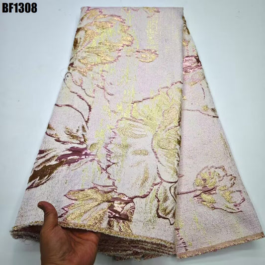 Brocade Fabric for sewing dresses, wedding dress, skirt and Blouse, also for sewing Men wears.