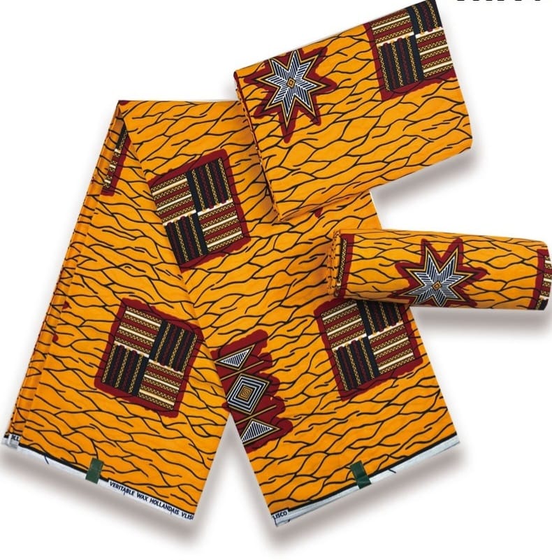 Hollandaise Vlisco. African Ankara Fabric, 100% cotton Fabric , 6 yards Ankara wax, Ankara Fabric, Great Quality Ankara Fabric, Guaranteed printed Wax.