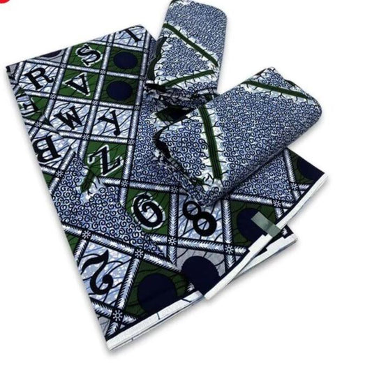 Hollandaise Vlisco. African Ankara Fabric, 100% cotton Fabric , 6 yards Ankara wax, Ankara Fabric, Great Quality Ankara Fabric, Guaranteed printed Wax.