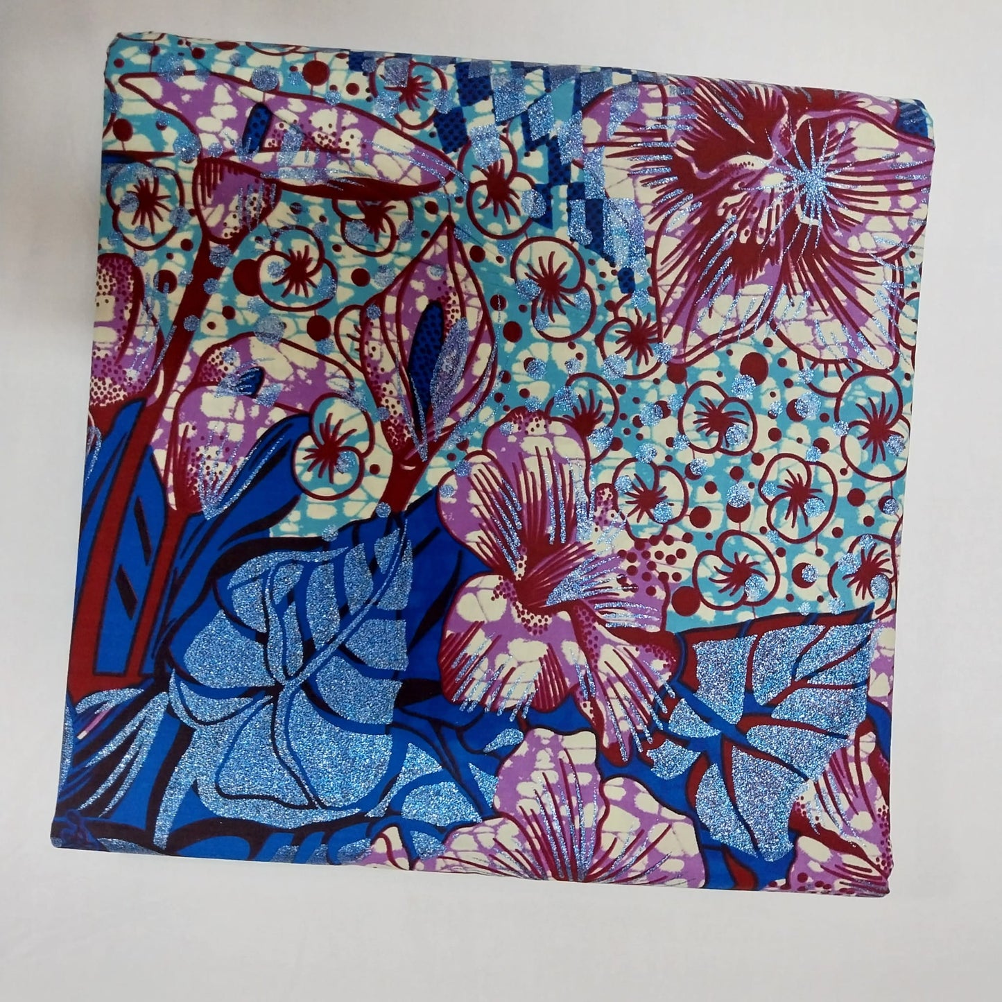 Hollandaise Vlisco. African Ankara Fabric, 100% cotton Fabric , 6 yards Ankara wax, Ankara Fabric, Great Quality Ankara Fabric, Guaranteed printed Wax.