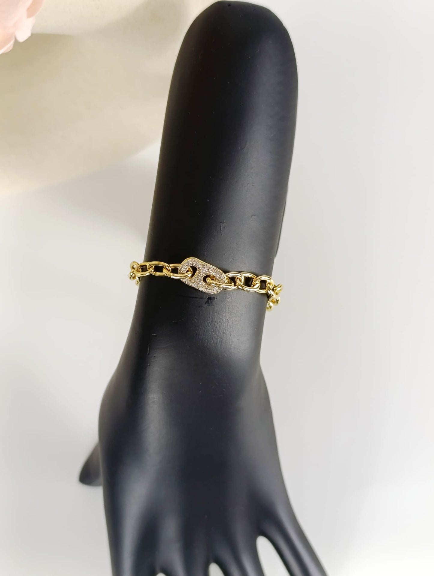 14K Gold-plated, waterproof, Non-Tarnish. gifts for her. gifts. Chain bracelet. women bracelet. Bracelet for her