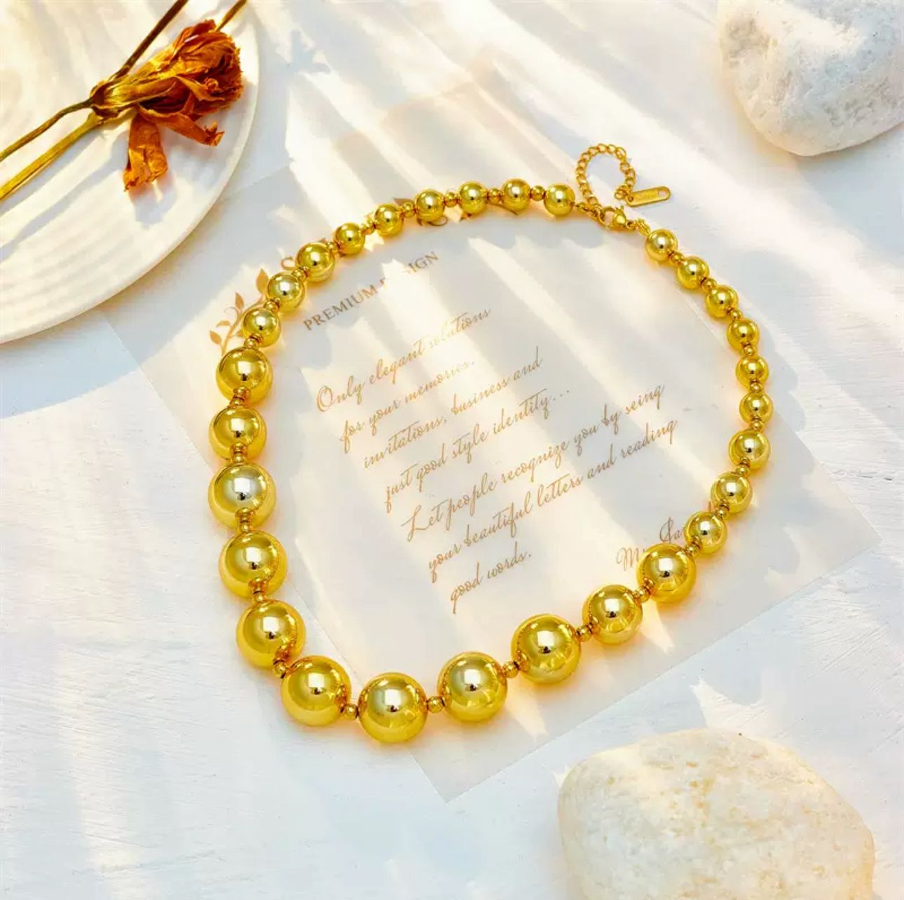chunky chain necklace