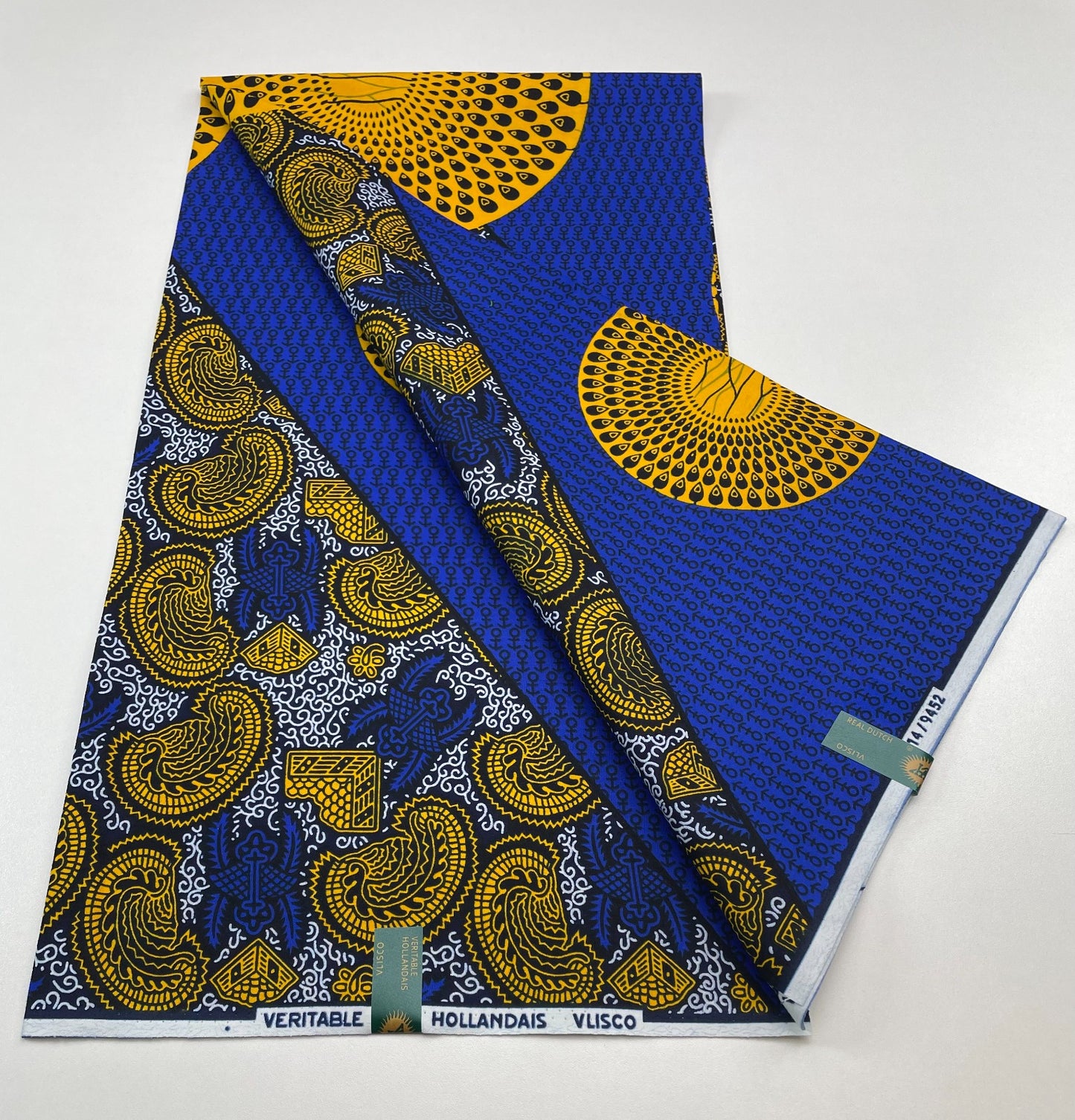 Hollandaise Vlisco. African Ankara Fabric, 100% cotton Fabric , 6 yards Ankara wax, Ankara Fabric, Great Quality Ankara Fabric, Guaranteed printed Wax.