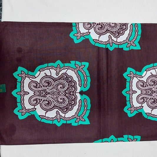 Hollandaise Vlisco. African Ankara Fabric, 100% cotton Fabric , 6 yards Ankara wax, Ankara Fabric, Great Quality Ankara Fabric, Guaranteed printed Wax.