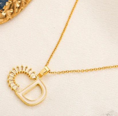 N-Dior36 Stainless steel, Waterproof, Necklace, with CD pendant