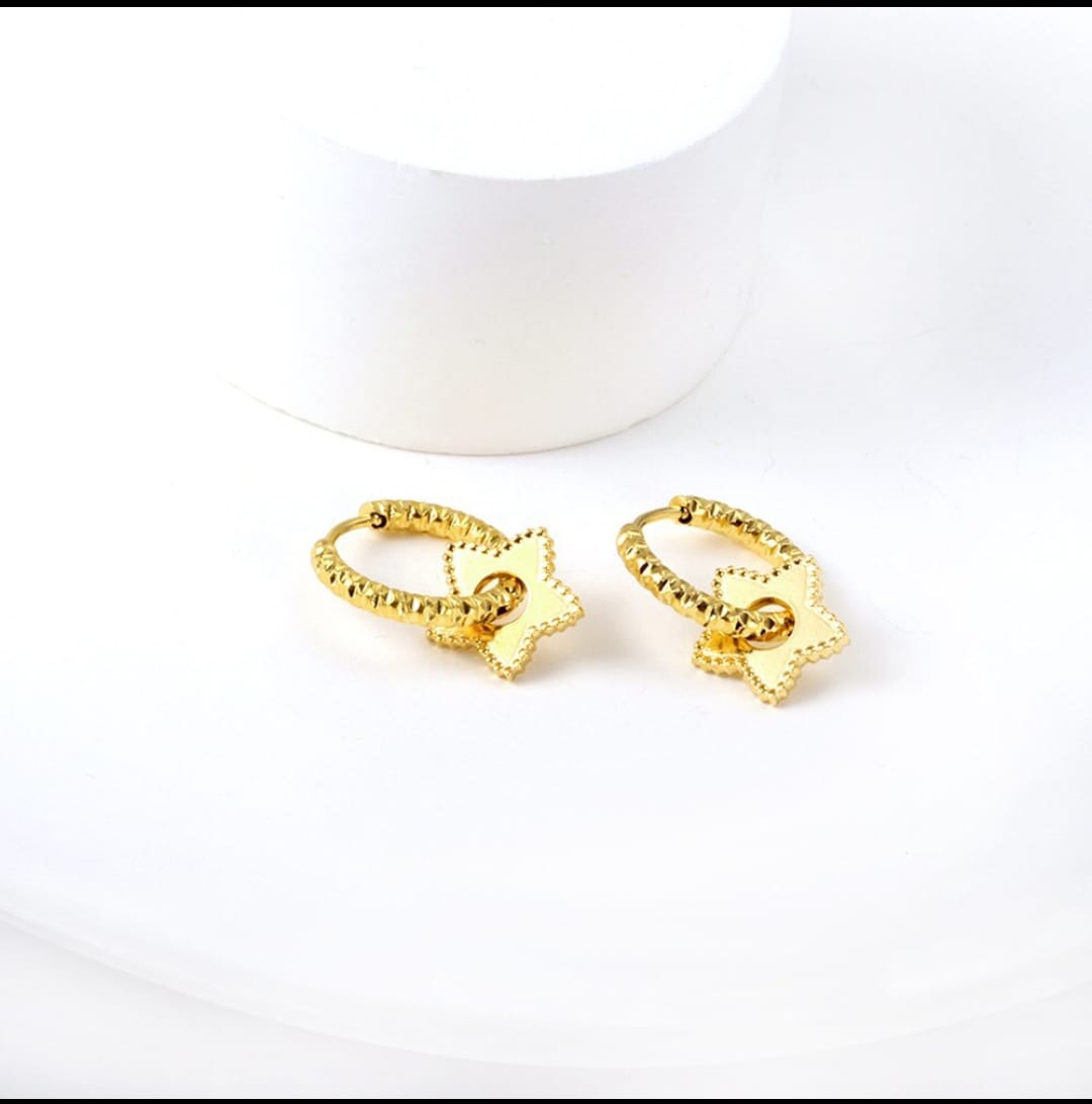 Waterproof, Dangle earrings, Drop Earrings, Gold Plated, Earrings, Hypoallergenic, Non-Tarnish, Jewelry, gifts for her, minimalist, Gifts