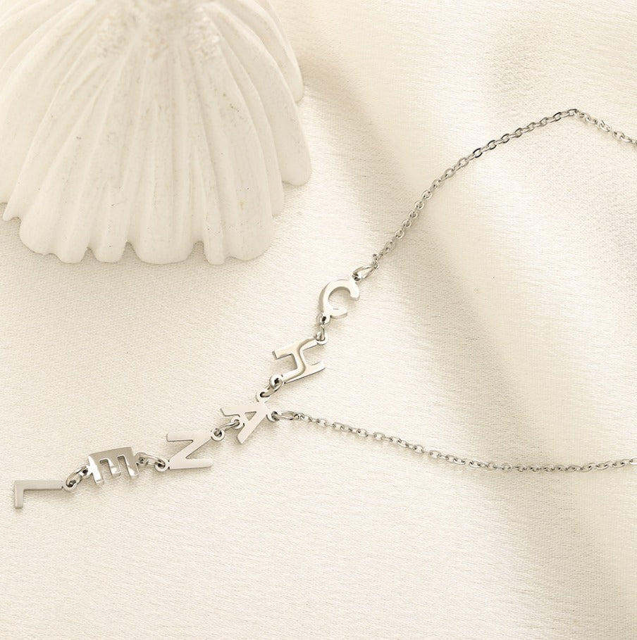 N-Chanel78. Chanel necklace Stainless steel, Waterproof.