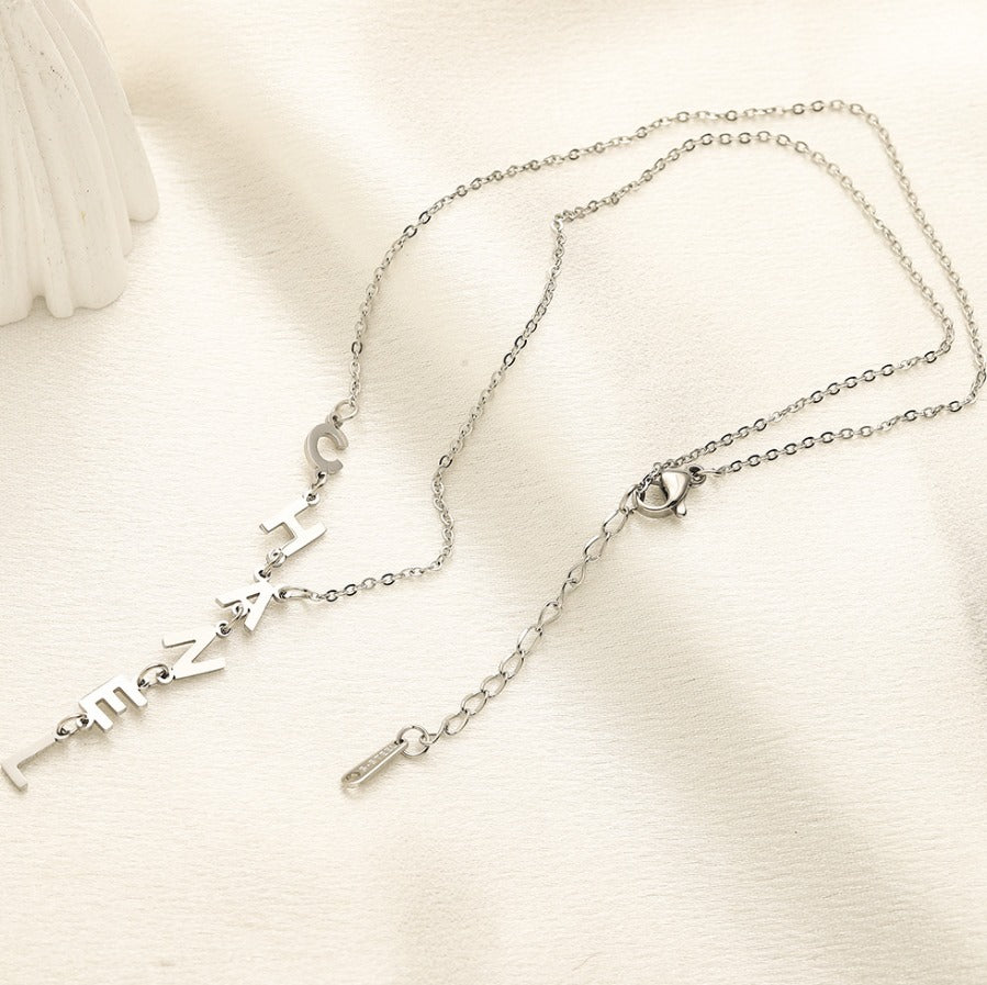 N-Chanel78. Chanel necklace Stainless steel, Waterproof.