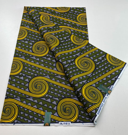 Hollandaise Vlisco. African Ankara Fabric, 100% cotton Fabric , 6 yards Ankara wax, Ankara Fabric, Great Quality Ankara Fabric, Guaranteed printed Wax.