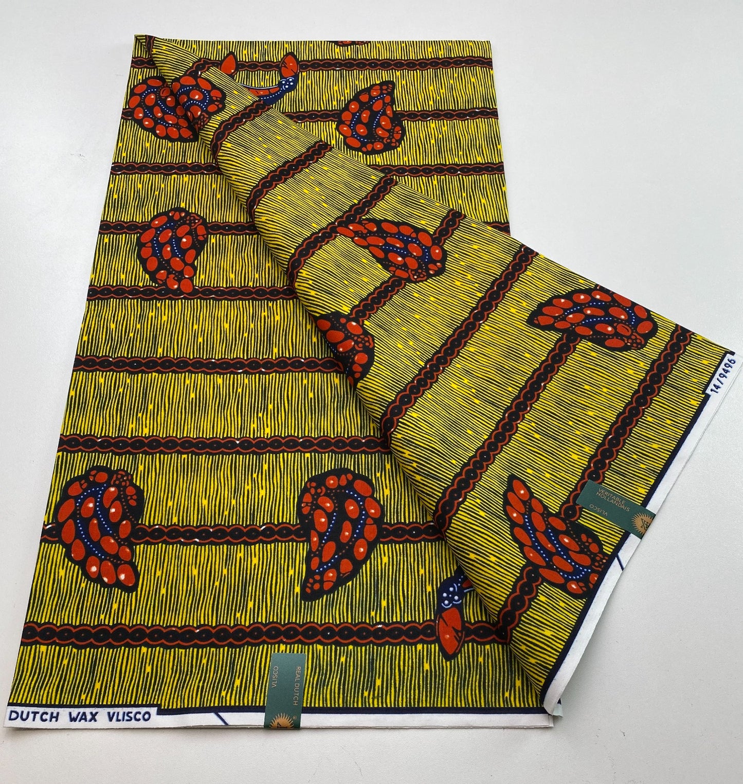 Hollandaise Vlisco. African Ankara Fabric, 100% cotton Fabric , 6 yards Ankara wax, Ankara Fabric, Great Quality Ankara Fabric, Guaranteed printed Wax.