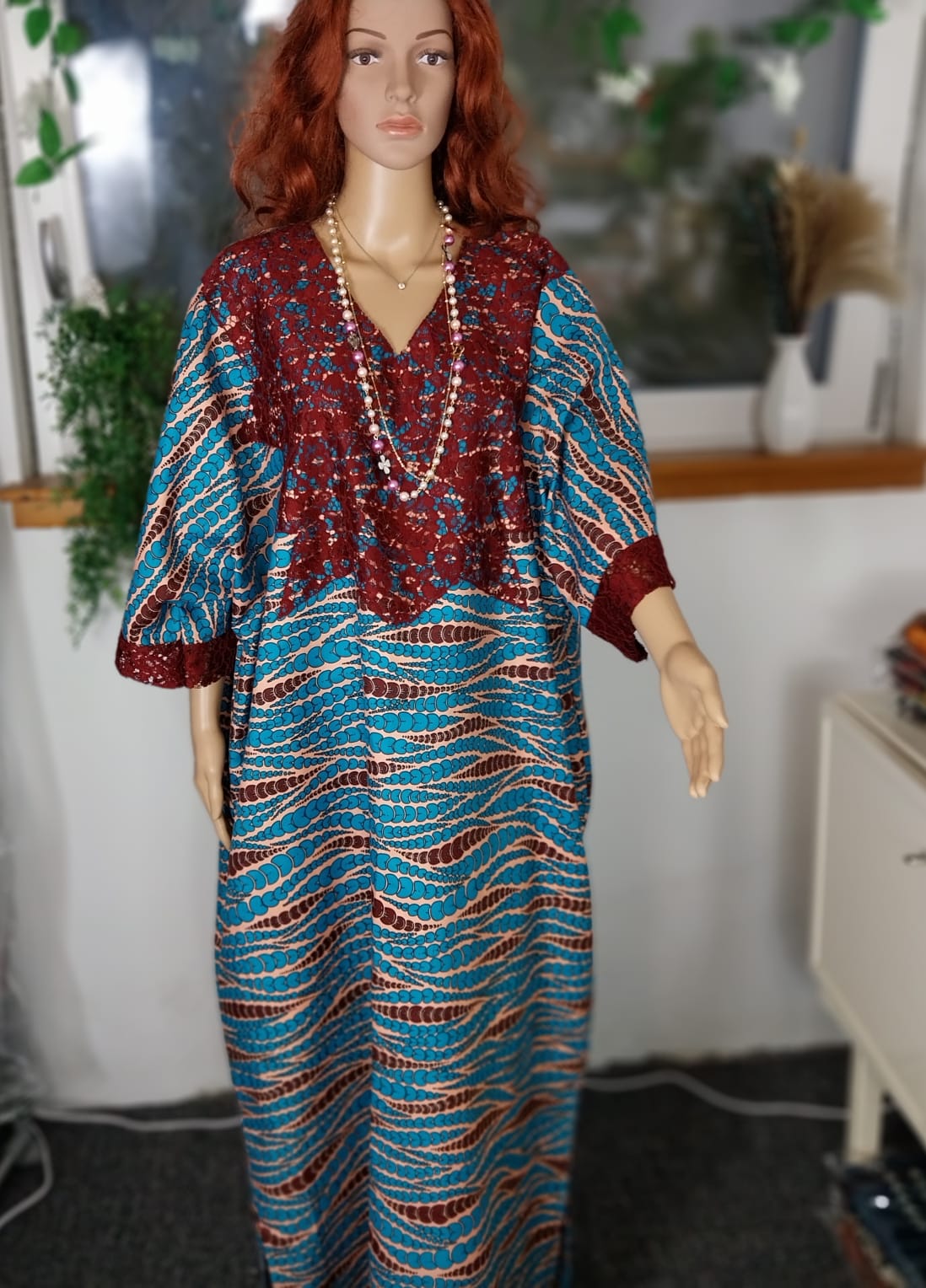 Ankara print dress, Ankara Bubu maxi dress, Ankara long dress, Ankara Maxi kaftan, Long Kaftan Dress. Long Bubu dress.Full-length dress