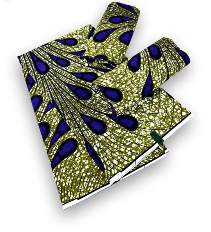 Hollandaise Vlisco, African Ankara Fabric, 100% cotton Fabric , 6 yards Ankara wax, Ankara Fabric, Great Quality Ankara Fabric, Guaranteed printed Wax.