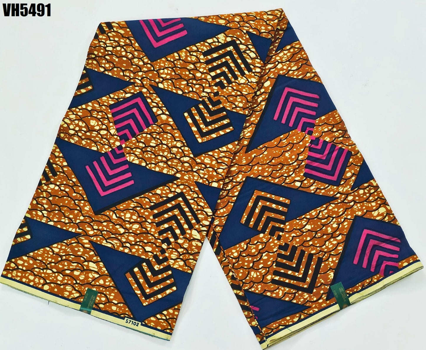 Hollandaise Vlisco, African Ankara Fabric, 100% cotton Fabric , 6 yards Ankara wax, Ankara Fabric, Great Quality Ankara Fabric, Guaranteed printed Wax.