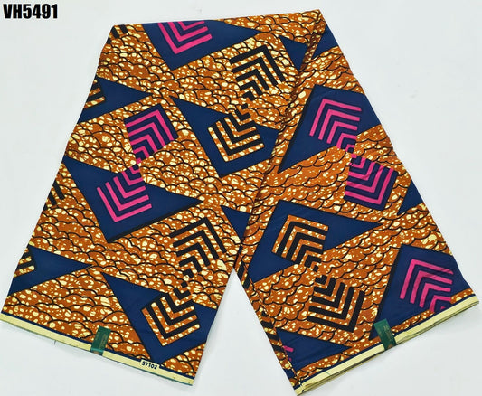 Hollandaise Vlisco, African Ankara Fabric, 100% cotton Fabric , 6 yards Ankara wax, Ankara Fabric, Great Quality Ankara Fabric, Guaranteed printed Wax.