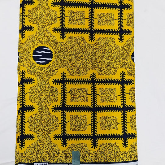 Vlisco Hollandaise, African Ankara Fabric, 100% cotton Fabric , 6 yards Ankara wax, Ankara Fabric, Great Quality Ankara Fabric, Guaranteed printed Wax.