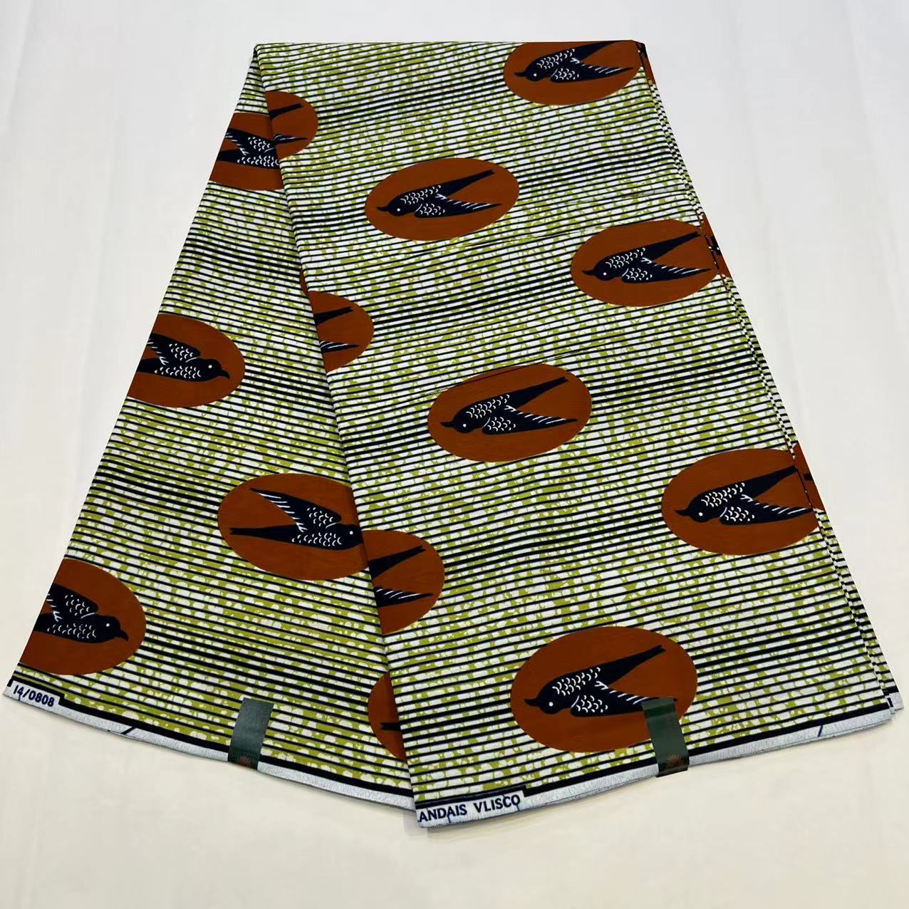 Hollandaise Vlisco. African Ankara Fabric, 100% cotton Fabric , 6 yards Ankara wax, Ankara Fabric, Great Quality Ankara Fabric, Guaranteed printed Wax.