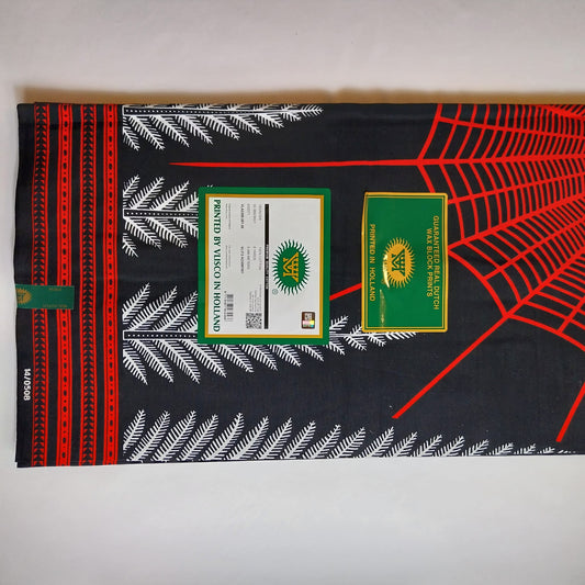 Vlisco Hollandaise, African Ankara Fabric, 100% cotton Fabric , 6 yards Ankara wax, Ankara Fabric, Great Quality Ankara Fabric, Guaranteed printed Wax.