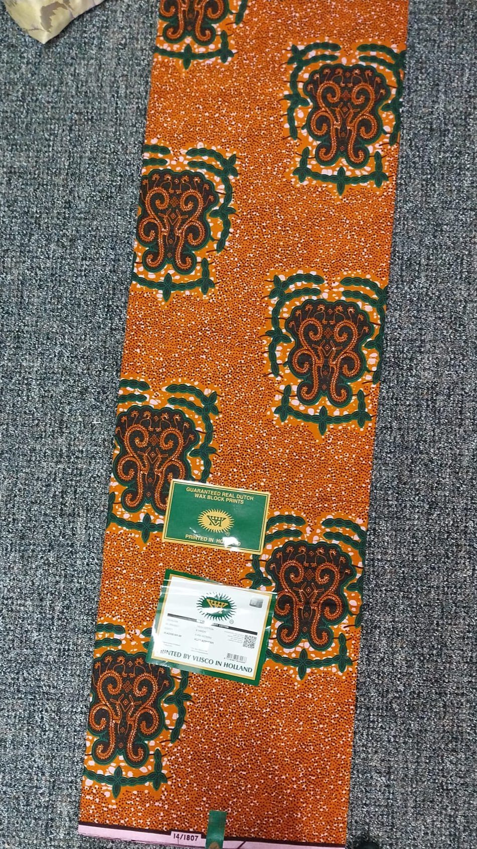 Hollandaise Vlisco. African Ankara Fabric, 100% cotton Fabric , 6 yards Ankara wax, Ankara Fabric, Great Quality Ankara Fabric, Guaranteed printed Wax.