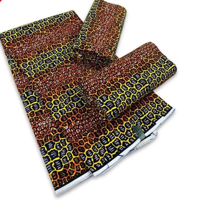 Hollandaise Vlisco. African Ankara Fabric, 100% cotton Fabric , 6 yards Ankara wax, Ankara Fabric, Great Quality Ankara Fabric, Guaranteed printed Wax.