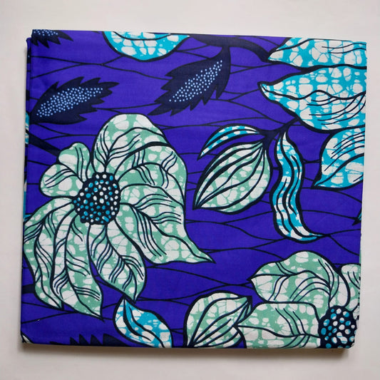 Vlisco Hollandaise, African Ankara Fabric, 100% cotton Fabric , 6 yards Ankara wax, Ankara Fabric, Great Quality Ankara Fabric, Guaranteed printed Wax.