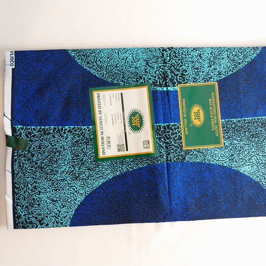 Vlisco Hollandaise, African Ankara Fabric, 100% cotton Fabric , 6 yards Ankara wax, Ankara Fabric, Great Quality Ankara Fabric, Guaranteed printed Wax.