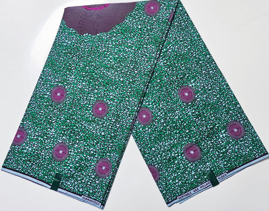 Hollandaise Vlisco. African Ankara Fabric, 100% cotton Fabric , 6 yards Ankara wax, Ankara Fabric, Great Quality Ankara Fabric, Guaranteed printed Wax.