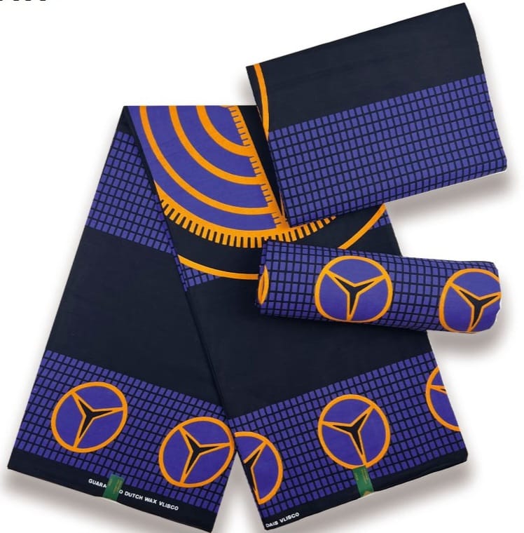 Hollandaise Vlisco. African Ankara Fabric, 100% cotton Fabric , 6 yards Ankara wax, Ankara Fabric, Great Quality Ankara Fabric, Guaranteed printed Wax.
