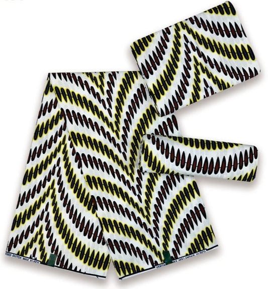 Hollandaise Vlisco. African Ankara Fabric, 100% cotton Fabric , 6 yards Ankara wax, Ankara Fabric, Great Quality Ankara Fabric, Guaranteed printed Wax.
