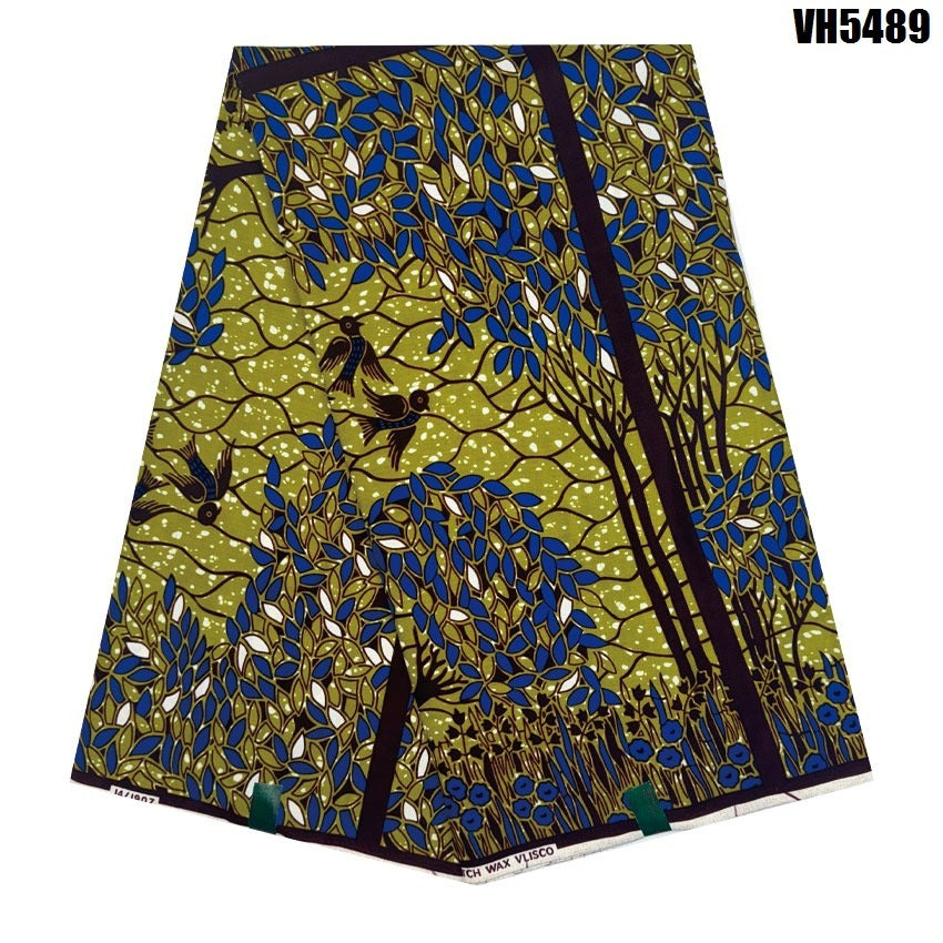 Hollandaise Vlisco. African Ankara Fabric, 100% cotton Fabric , 6 yards Ankara wax, Ankara Fabric, Great Quality Ankara Fabric, Guaranteed printed Wax.