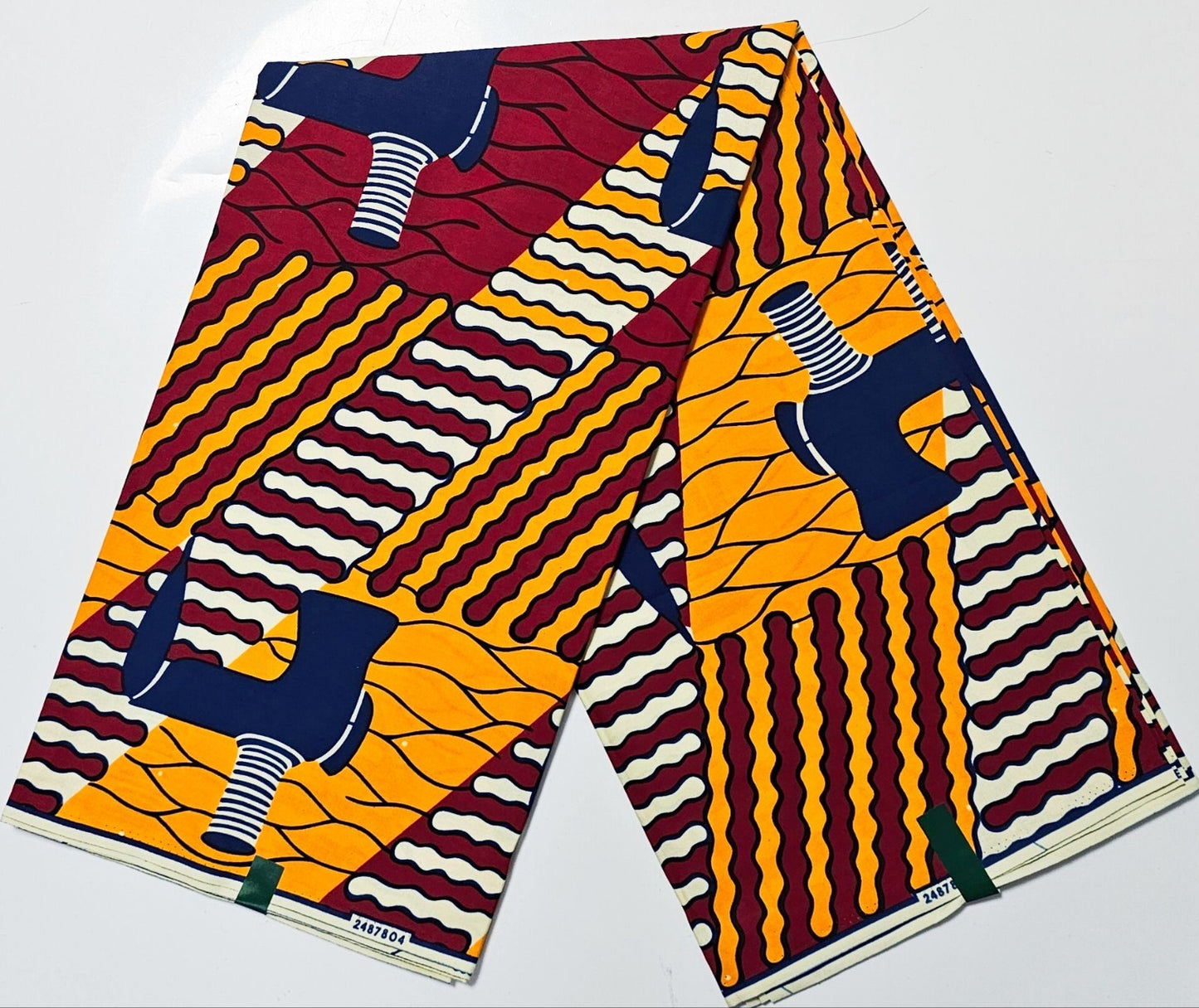 Hollandaise Vlisco. African Ankara Fabric, 100% cotton Fabric , 6 yards Ankara wax, Ankara Fabric, Great Quality Ankara Fabric, Guaranteed printed Wax.