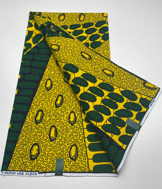 Hollandaise Vlisco. African Ankara Fabric, 100% cotton Fabric , 6 yards Ankara wax, Ankara Fabric, Great Quality Ankara Fabric, Guaranteed printed Wax.