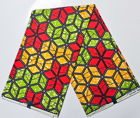 Hollandaise Vlisco. African Ankara Fabric, 100% cotton Fabric , 6 yards Ankara wax, Ankara Fabric, Great Quality Ankara Fabric, Guaranteed printed Wax.