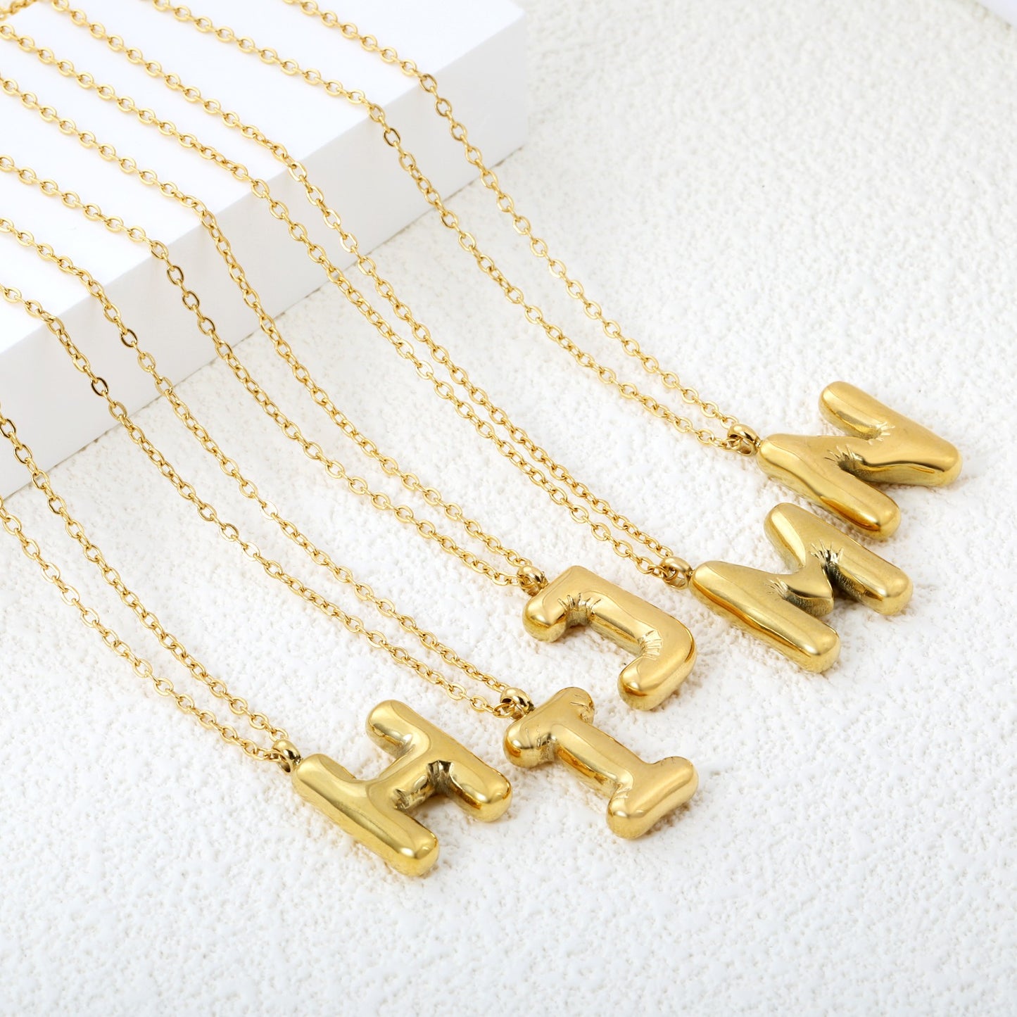 Name initials necklaces
