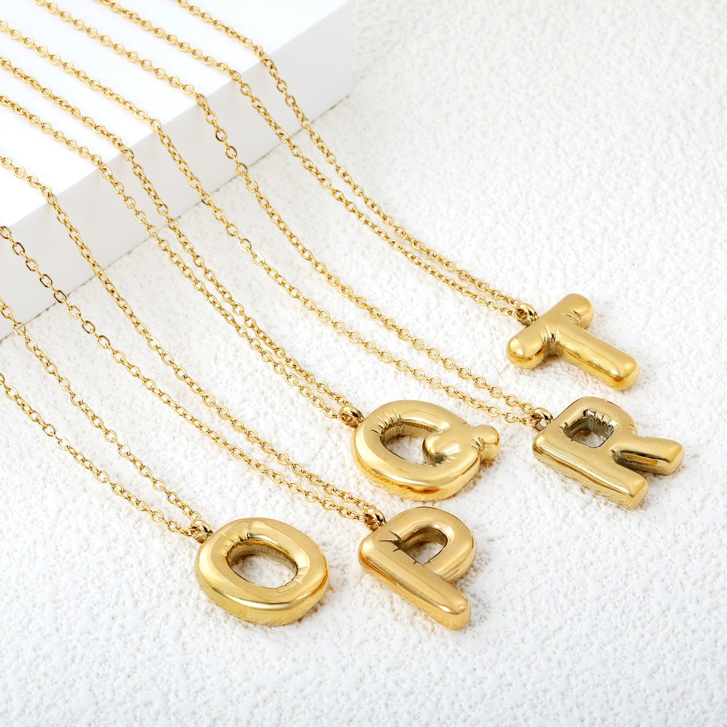 Name initials necklaces