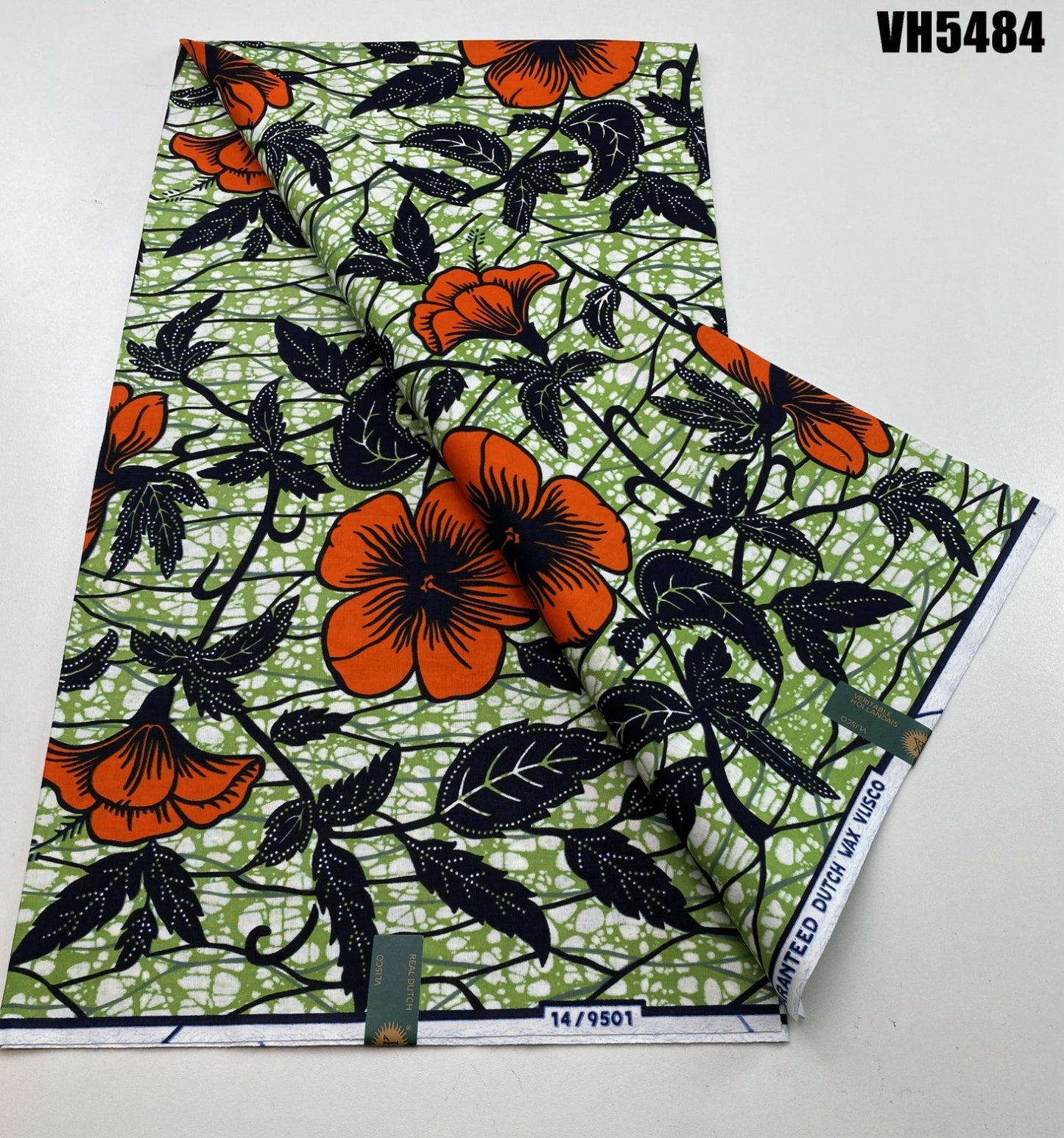 Hollandaise Vlisco. African Ankara Fabric, 100% cotton Fabric , 6 yards Ankara wax, Ankara Fabric, Great Quality Ankara Fabric, Guaranteed printed Wax.