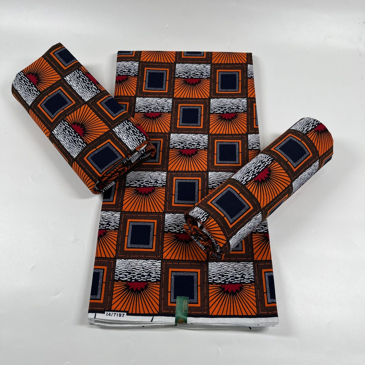 Hollandaise Vlisco. African Ankara Fabric, 100% cotton Fabric , 6 yards Ankara wax, Ankara Fabric, Great Quality Ankara Fabric, Guaranteed printed Wax.