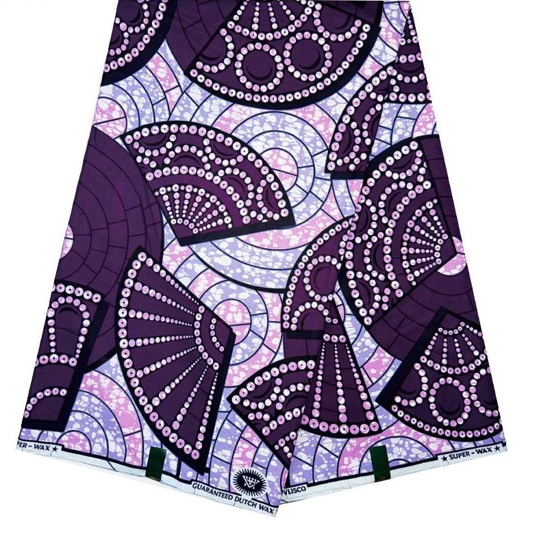 Hollandaise Vlisco. African Ankara Fabric, 100% cotton Fabric , 6 yards Ankara wax, Ankara Fabric, Great Quality Ankara Fabric, Guaranteed printed Wax.