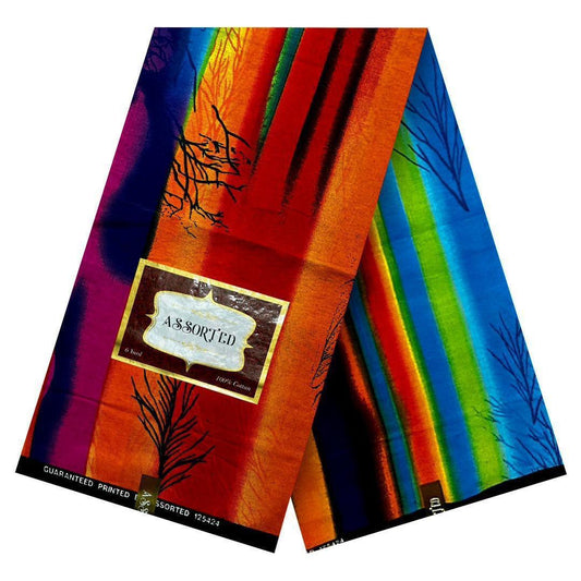 Adire made from 100 % cotton. it does not Fade. it is in 5 yards.