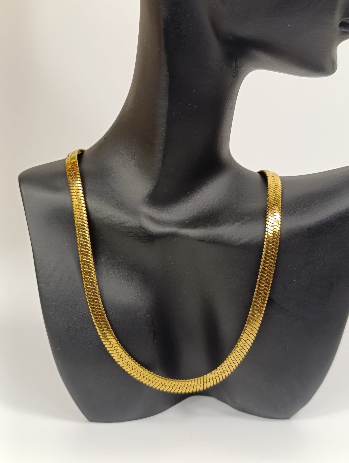 Necklace, Gold necklace, waterproof necklace, stainless steel, 18k gold, gift for her, gifts, Halskette, Kette, hypoallergenic, snake skin