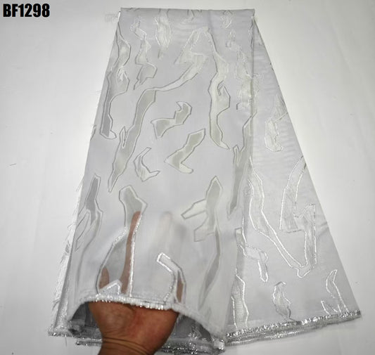 Brocade Fabric for sewing dresses, wedding dress, skirt and Blouse, also for sewing Men wears. 5 yards