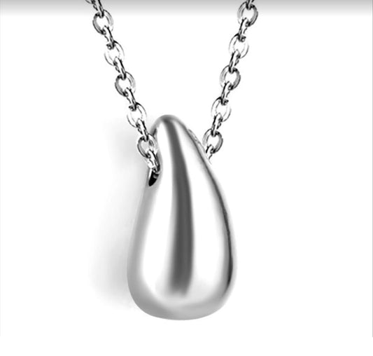 Water pearl necklace, in gold color and silver color. 18K gold plated. Waterproof. stainless steel.