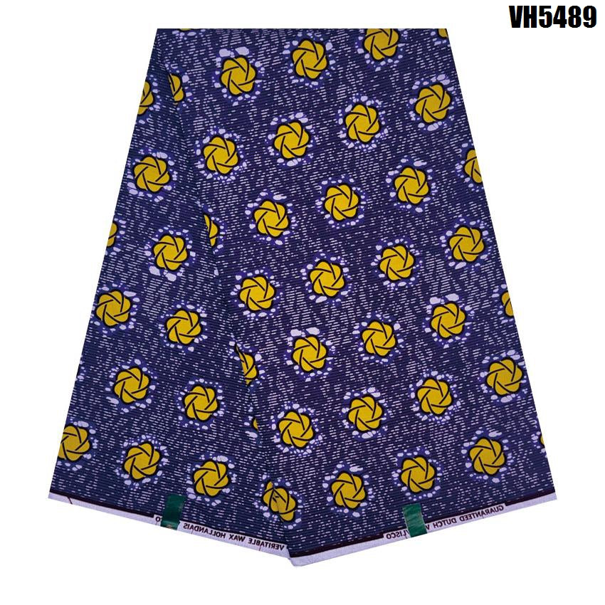 Hollandaise Vlisco. African Ankara Fabric, 100% cotton Fabric , 6 yards Ankara wax, Ankara Fabric, Great Quality Ankara Fabric, Guaranteed printed Wax.